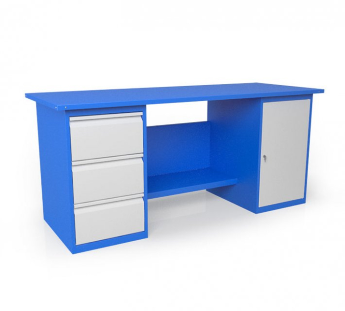 Детальное изображение Слесарный двухтумбовый верстак ВСТ-Н 18/801-ПС800 - Купить