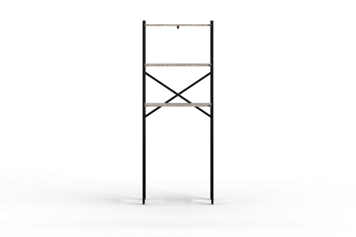 Детальное изображение GUTTA Стеллаж для ванной комнаты 180х69х25 см. три полки - Купить