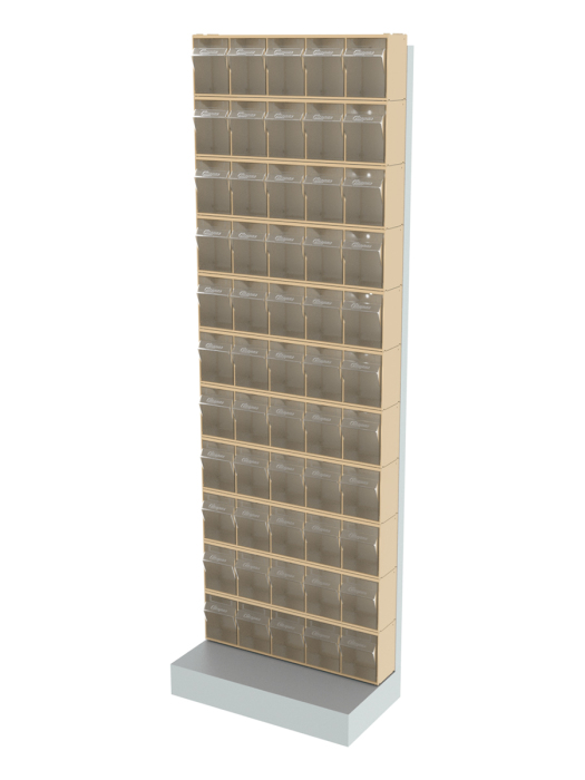 Детальное изображение Стойка бежевая напольная Стелла-техник 405-00-00-11-B (610х325х1850) - Купить