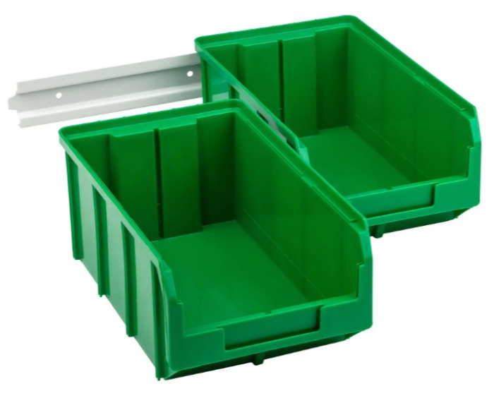 Детальное изображение Органайзер настенный Стелла-техник V-3-440-зеленый , 2 ящика V-3 - Купить