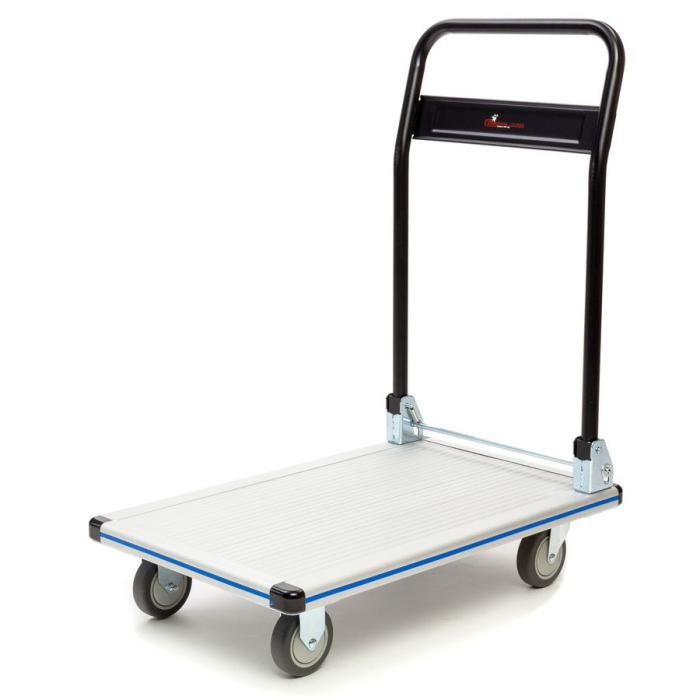 Детальное изображение Тележка платформенная Стелла-техник FW-200M со складной ручкой, 200 кг - Купить