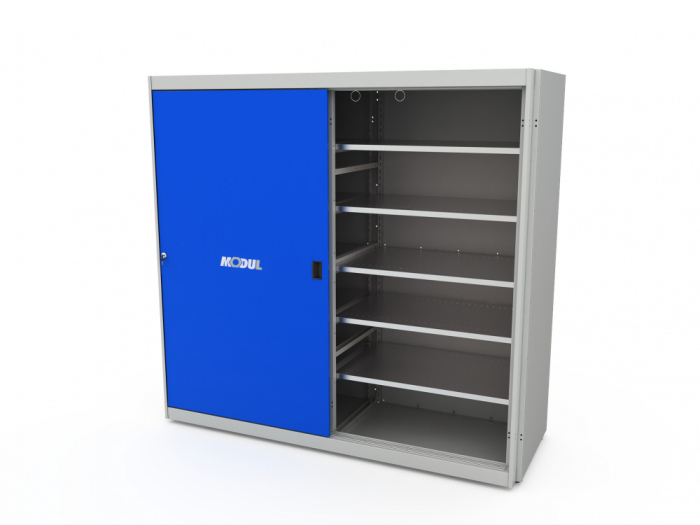 Детальное изображение Шкаф для инструментов MODUL XXL 01 с раздвижными дверями сплошными - Купить