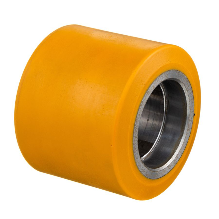 Детальное изображение Ролик Tellure Rota 754135 подвилочный большегрузный 82х90мм, грузоподъемность 900кг, полиуретан TR, сталь, подшипники в комплект не входят - Купить