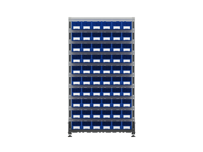 Детальное изображение Стеллаж для пластиковых лотков SORTEX двухсторонний 1800x1000x800.02 - Купить