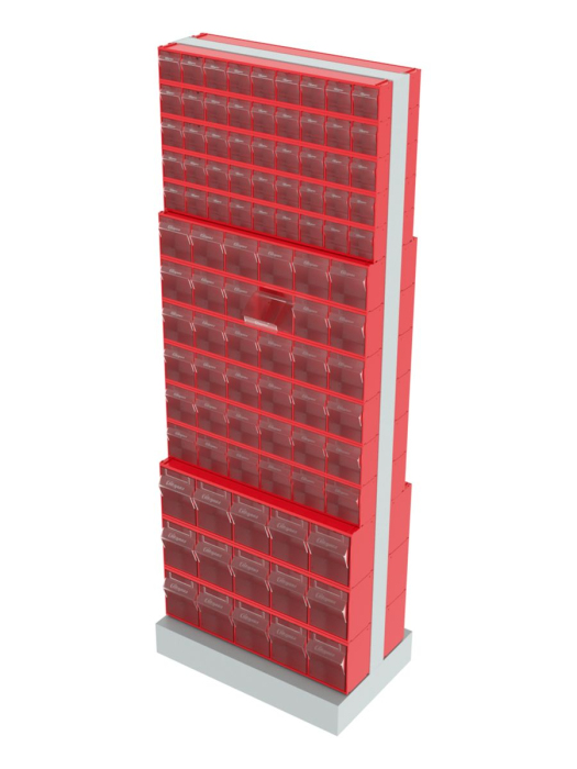 Детальное изображение Стойка двусторонняя напольная Стелла-техник 406-05-06-03 (600х380х1650) - Купить