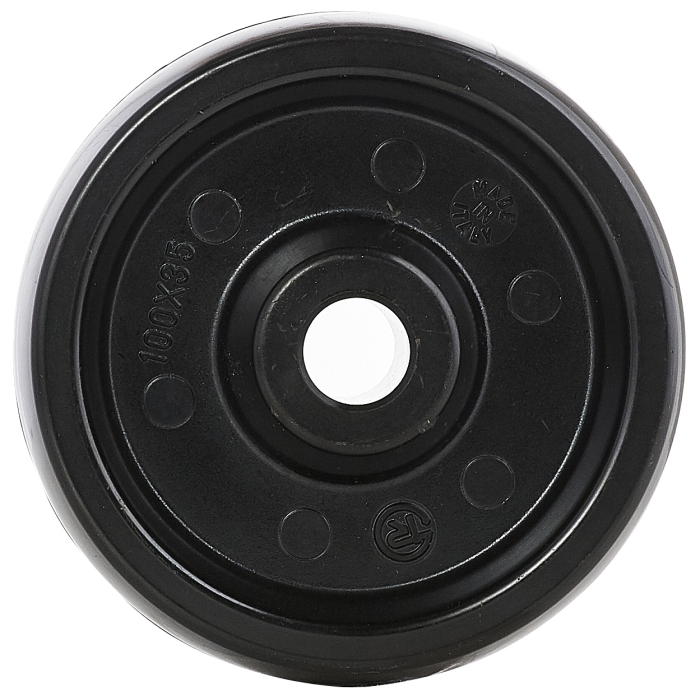 Детальное изображение Колесо Tellure Rota 6710 под ось, диаметр 100мм, грузоподъемность 150кг, до 280С, ось 15мм, под классическую термо втулку (в комплект не входит) - Купить