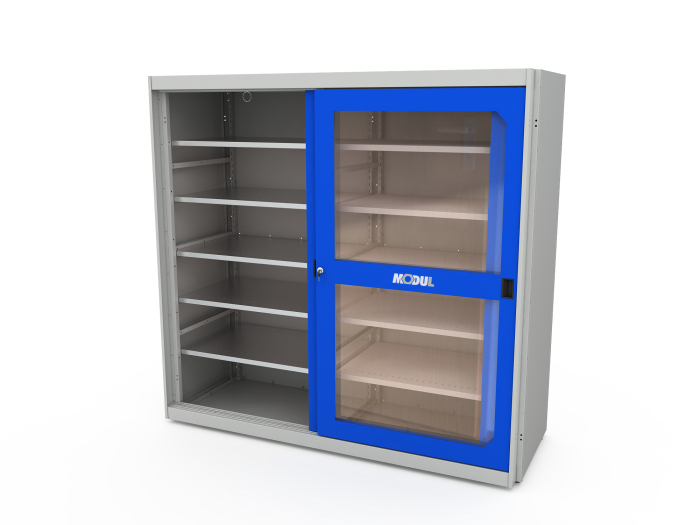 Детальное изображение Шкаф для инструментов MODUL XXL 01 с раздвижными дверями со смотровыми окнами - Купить