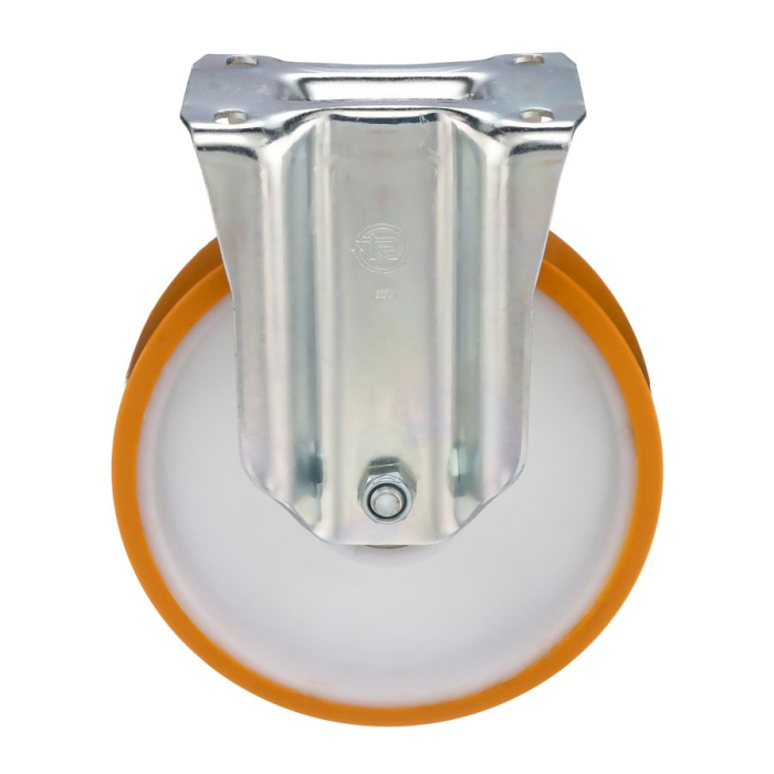 Детальное изображение Колесо Tellure Rota 665806 неповоротное, диаметр 200мм, грузоподъемность 500кг, полиуретан TR, полиамид 6 - Купить