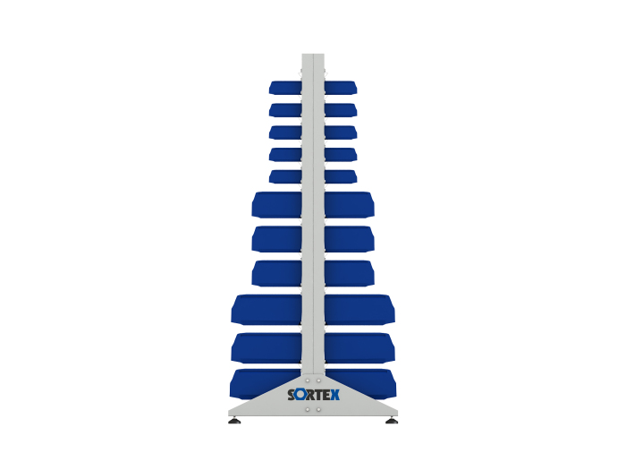 Детальное изображение Стеллаж для пластиковых лотков SORTEX двухсторонний 1800x1000x800.06 - Купить