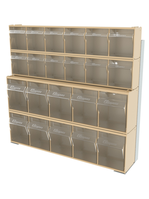 Детальное изображение Стойка бежевая настенная/настольная Стелла-техник 401-00-02-02-B (610х150х500) - Купить