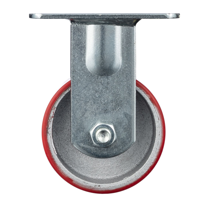 Детальное изображение Колесо Стелла-техник N29100CPUF d=100мм, чугун/полиуретан, неповоротное, игольчатый, г/п=200кг - Купить