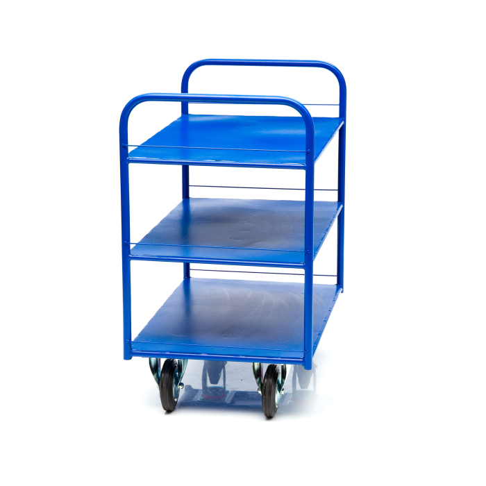 Детальное изображение Тележка платформенная Стелла-техник КР-3-150-И 3-х ярусная, 600х900мм - Купить