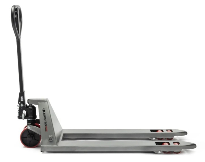 Детальное изображение Тележка ручная гидравлическая SIMETRO Prime-25-1.15 550х1150мм, колеса180мм полиуретан, ролики 80х70мм полиуретан - Купить