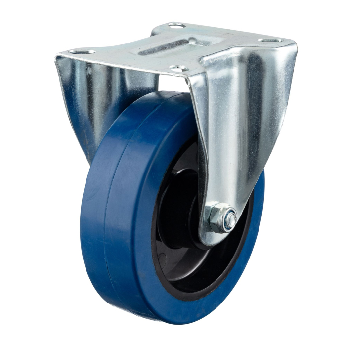 Детальное изображение Колесо Стелла-техник N48160RBLF неповоротное, d=160мм, полипропилен, эластичная резина, игольчатый подшипник, г/п=350кг - Купить