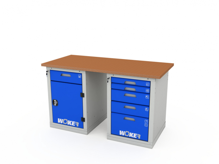 Детальное изображение Верстак двухтумбовый WOKER PRO 2205.1500 - Купить