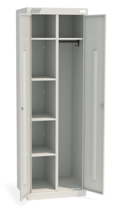 Детальное изображение ШМУ 22-600 Шкаф металлический универсальный (корпус RAL7035, двери RAL7035, замок повышенной секретности) - Купить