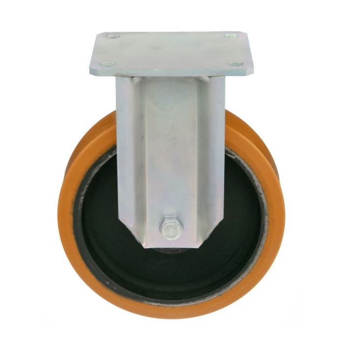 Детальное изображение Колесо Tellure Rota 648856 неповоротное, диаметр 200мм, грузоподъемность 1000кг, полиуретан TR, чугун - Купить