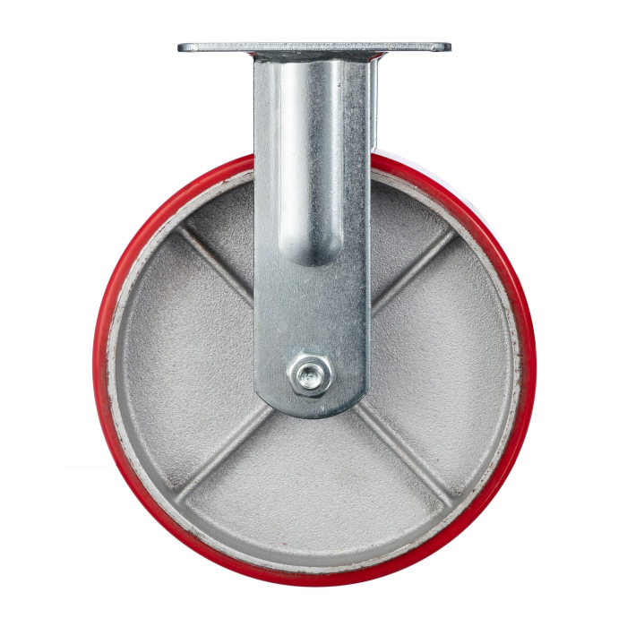 Детальное изображение Колесо Стелла-техник N29200CPUF d=200мм, чугун/полиуретан, неповоротное, игольчатый, г/п=350кг - Купить