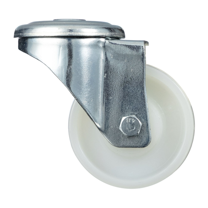 Детальное изображение Колесо Стелла-техник N45080PNYD , d=80мм, полиамидное, поворотное, с отверстием 12мм, подшипник скольжения, г/п=150кг - Купить