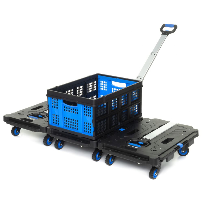 Детальное изображение Тележка платформенная Стелла-техник FW-99HA складная, алюминий, сталь, пластик, грузоподъемность 137кг - Купить