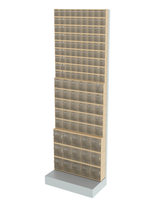 Детальное изображение Стойка бежевая напольная Стелла-техник 405-09-05-03-B (610х325х1850) - Купить