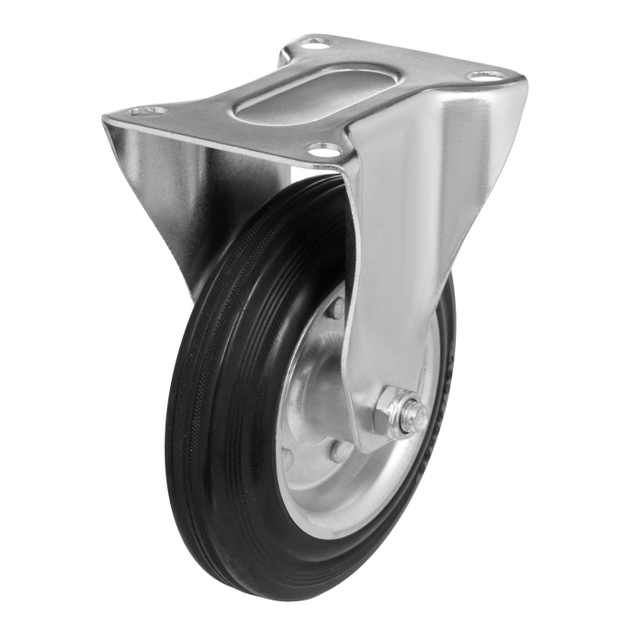 Детальное изображение Колесо Стелла-техник 4002-160 диаметр 160мм, грузоподъемность 145кг, резина, металл - Купить