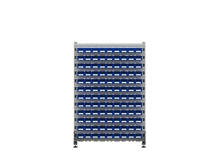 Детальное изображение Стеллаж для пластиковых лотков SORTEX двухсторонний 1500x1000x800.01 - Купить