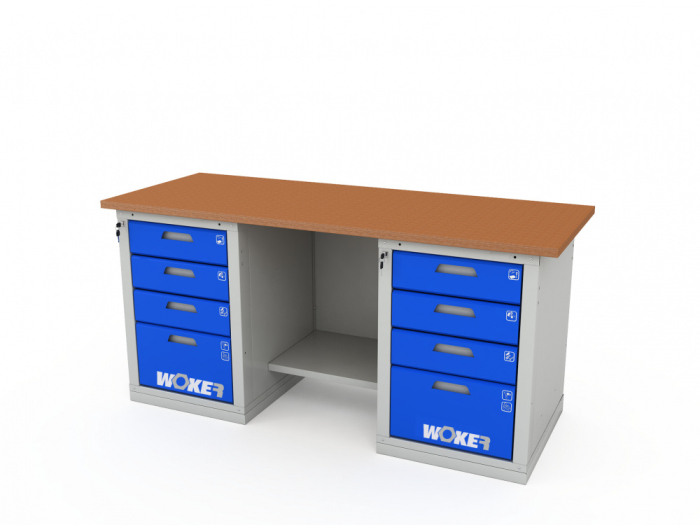 Детальное изображение Верстак двухтумбовый WOKER PRO 2404.1800 - Купить