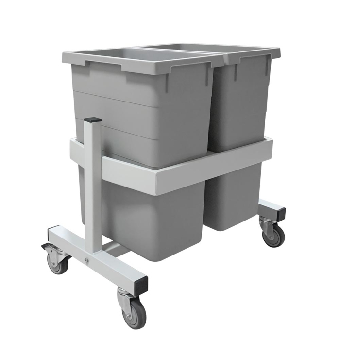 Детальное изображение Подкатная подставка держатель для 2-х контейнеров ПДК-2 - Купить