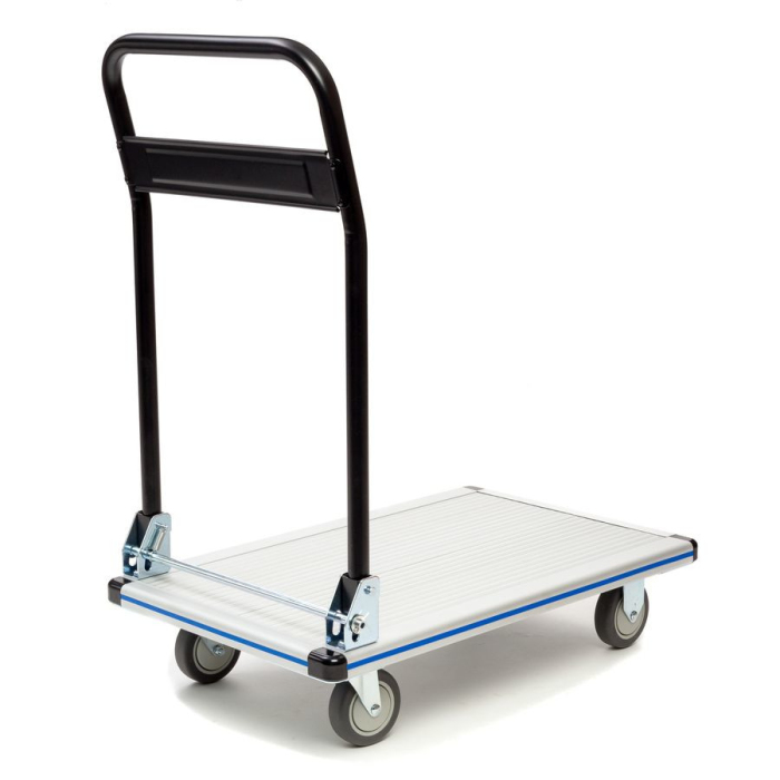 Детальное изображение Тележка платформенная Стелла-техник FW-200M со складной ручкой, 200 кг - Купить