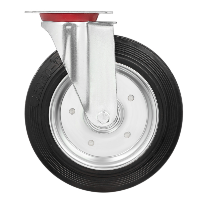 Детальное изображение Колесо Стелла-техник 4001-250 диаметр 250мм, грузоподъемность 210кг, резина, металл - Купить