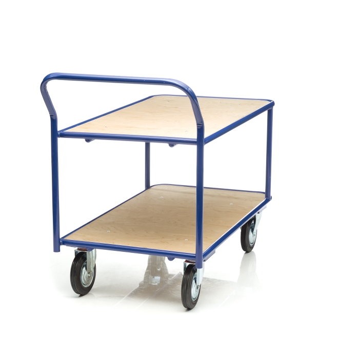 Детальное изображение Тележка платформенная Стелла-техник КП-2-Ф-5-8-125-К , 2-х ярусная, 500х800мм - Купить