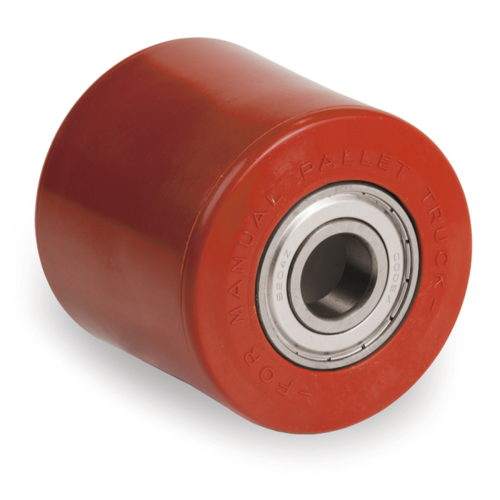 Детальное изображение Ролик Tellure Rota 782102 подвилочный большегрузный 82х70мм, грузоподъемность 600кг, термопластичный полиуретан, сталь, шариковый подшипник в комплекте - Купить