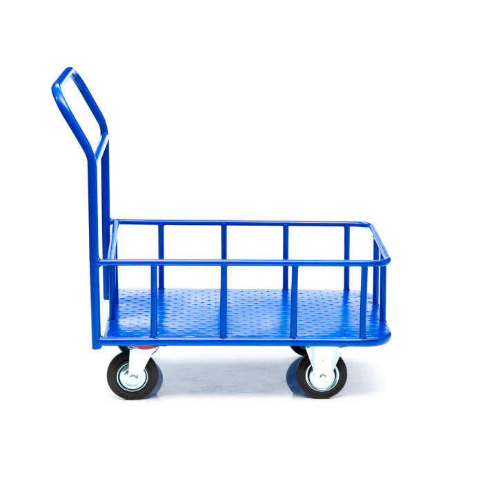 Детальное изображение Тележка платформенная Стелла-техник КПБ-300-125-К , с бортом, 600х900мм - Купить