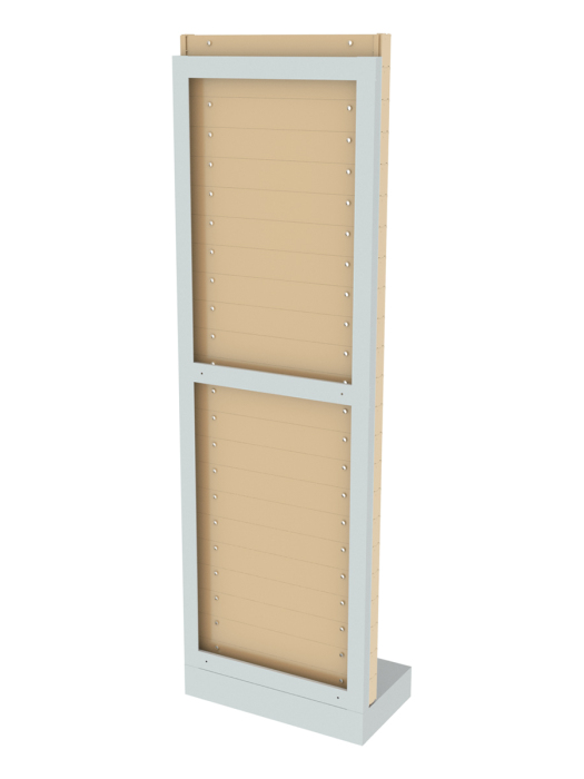 Детальное изображение Стойка бежевая напольная Стелла-техник 405-23-00-00-B (610х325х1850) - Купить