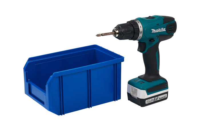 Детальное изображение Пластиковый ящик Стелла-техник V-2-синий 234х149х121мм, 3,8 литра - Купить