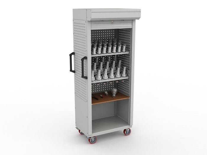 Детальное изображение Тележка для инструмента к станкам с ЧПУ CAR-TOOL TV-1.1 (закрытая) - Купить