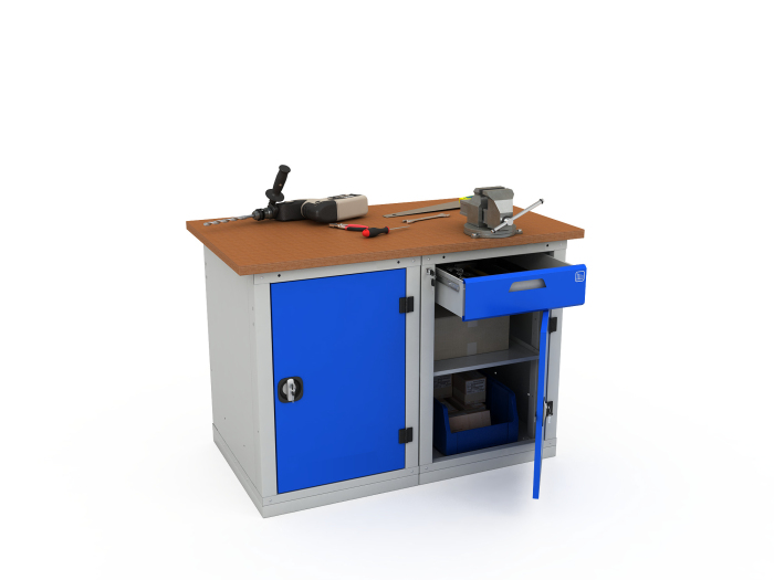 Детальное изображение Верстак двухтумбовый WOKER PRO 2102.1200 - Купить