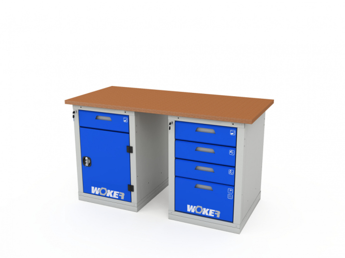 Детальное изображение Верстак двухтумбовый WOKER PRO 2204.1500 - Купить