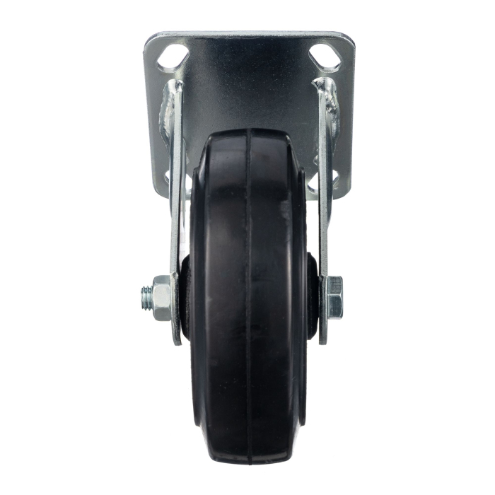 Детальное изображение Колесо Стелла-техник N29150F d=150мм, чугун/рез, неповоротное, игольчатый подшипн. г/п=220кг - Купить