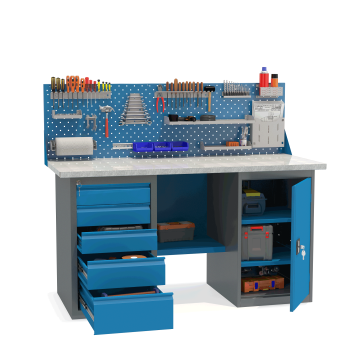 Детальное изображение ВДТ-1.6 Верстак с драйвером и тумбой - Купить