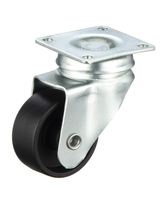 Детальное изображение Комплект колес Tellure Rota 324201 из 4-х поворотных опор, диаметр 40мм, грузоподъемность 25кг, полиамид - Купить