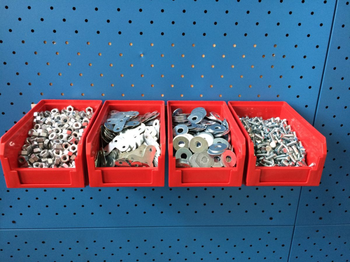 Детальное изображение Органайзер настенный Стелла-техник V-2-650-красный , 4 ящика V-2 - Купить