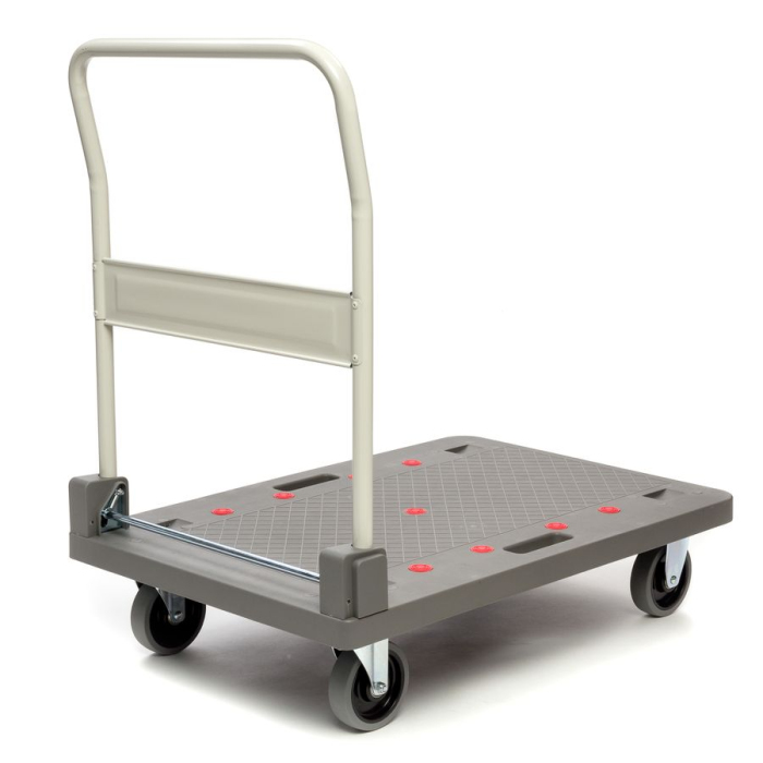 Детальное изображение Тележка платформенная Стелла-техник FW-250П со складной ручкой, грузоподъемность 250кг - Купить