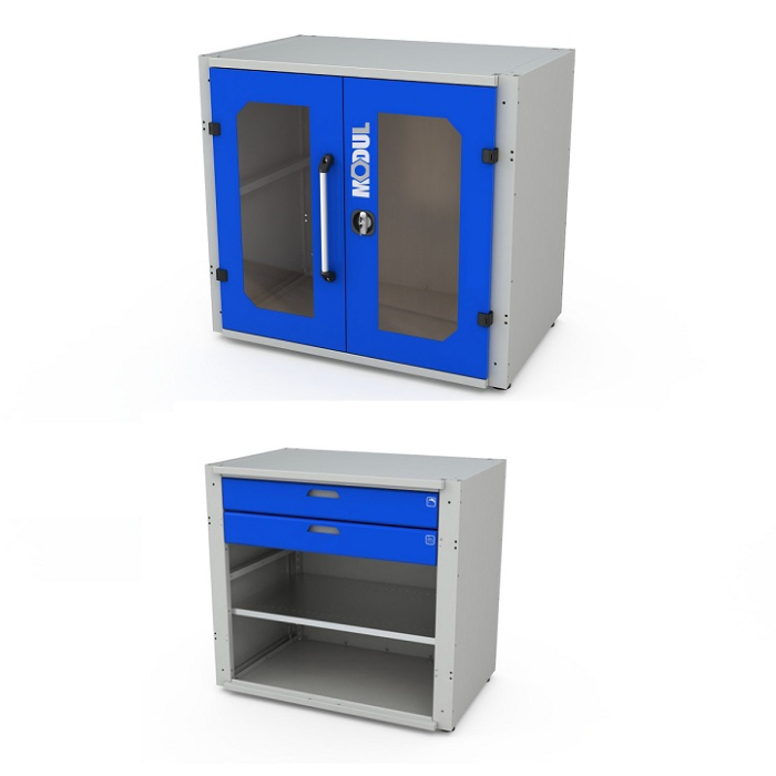 Детальное изображение Шкаф для инструментов MODUL 1/2 XL 02 с дверями со смотровыми окнами - Купить