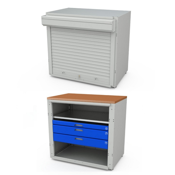 Детальное изображение Шкаф для инструментов MODUL 1/2 XL 04 с роллетой - Купить