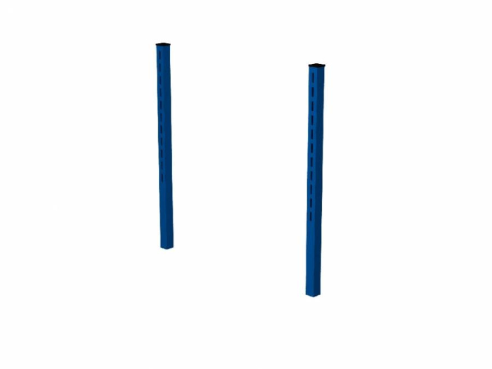 Детальное изображение Стойки перфорированные для тележки - Купить