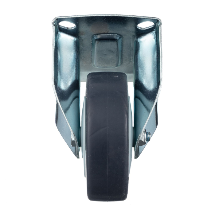 Детальное изображение Колесо Стелла-техник N48100TPRF неповоротное, диаметр 100мм, грузоподъемность 100кг, термопластичная серая резина, полипропилен - Купить