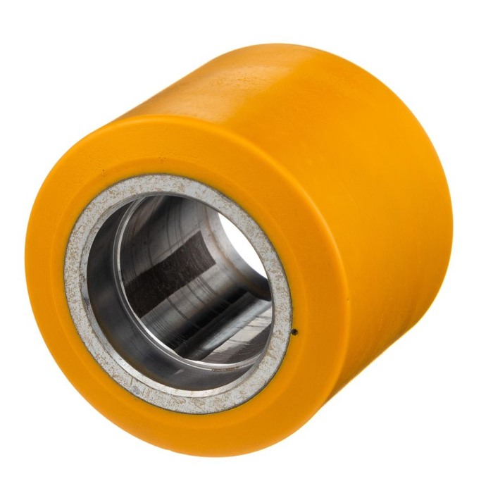 Детальное изображение Ролик Tellure Rota 754135 подвилочный большегрузный 82х90мм, грузоподъемность 900кг, полиуретан TR, сталь, подшипники в комплект не входят - Купить