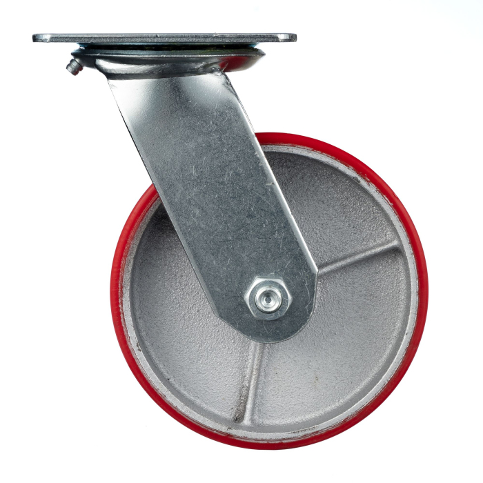 Детальное изображение Колесо Стелла-техник N29125CPU d=125мм, чугун/полиуретан, поворотное, игольчатый, г/п=250кг - Купить